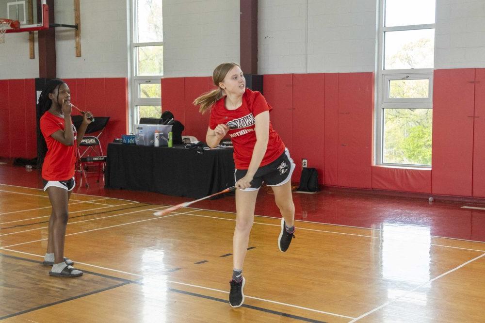 Knox Badminton Action Photo